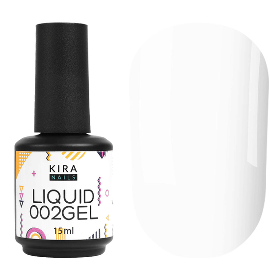 Kira Nails Liquid Gel 002 (молочный), 15 мл, Объем: 15 мл, Цвет: 002
