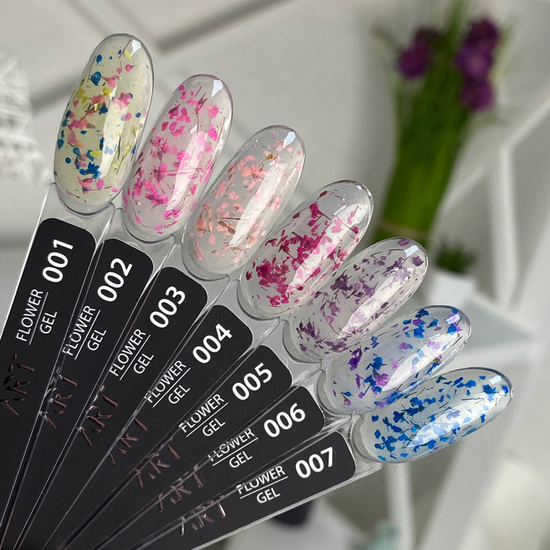 ART Flower Gel №005, гель із сухоцвітами, 5 мл, Колір: 0053