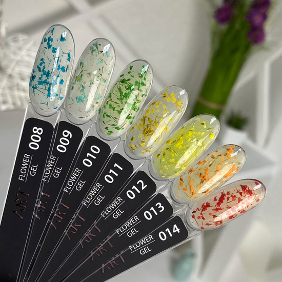 ART Flower Gel №009, гель с сухоцветами, 5 мл, Цвет: 0093