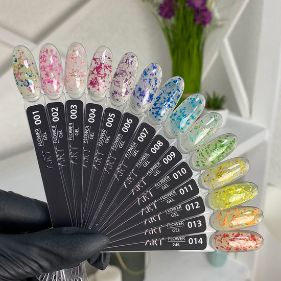ART Flower Gel №012, гель с сухоцветами, 5 мл, Цвет: 0124