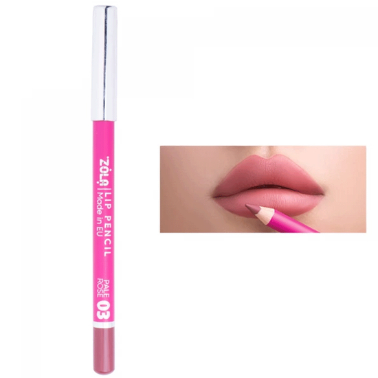 Олівець для губ ZOLA Lip Pencil - 03 Pale Rose, Колір: 03 PALE ROSE
