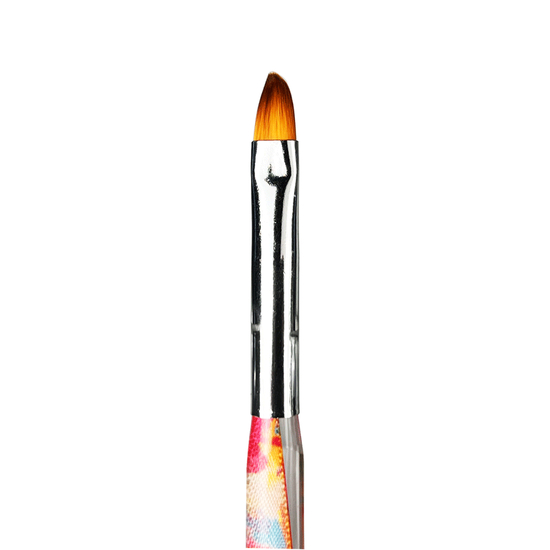 Кисть для наращивания mART "OVAL" разноцветная, №8 G-512