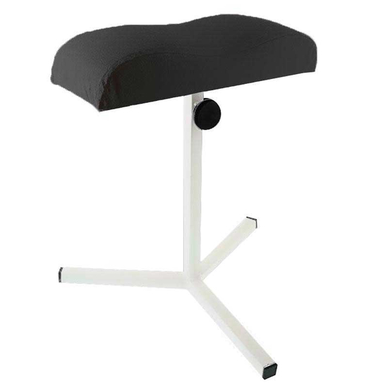 Тренога для педикюра на белых ножках, черная, Цвет: Черная