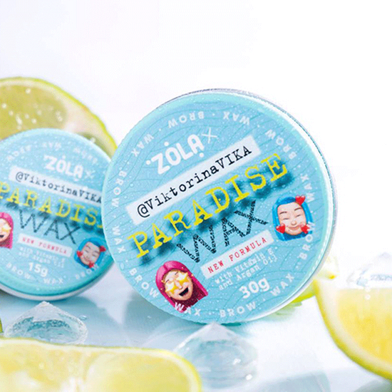 Воск для бровей  ZOLA Viktorina Vika Paradise Wax with Vitamin E and Argan Oil 30 гр, Объем: 30 г3