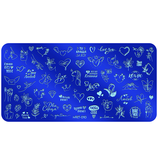 Пластина для стемпинга mART 010, Цвет: 010
