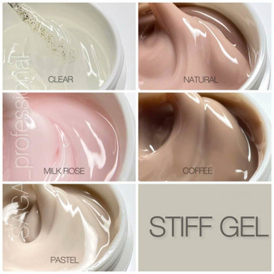 SAGA professional STIFF Gel гель-желе Clear №01, 13 мл, Объем: 13 мл, Цвет: Clear
2