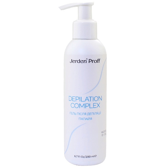 Гель после депиляции Jerden Proff Папайя, 200 мл, Объем: 200 мл, Аромат: Папайя