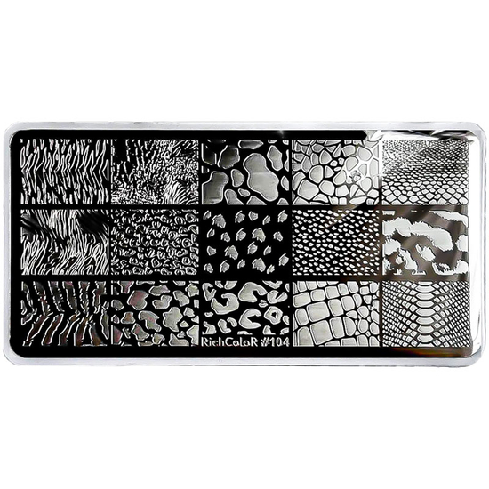 Пластина для стемпинга RichColor-104, Цвет: 104