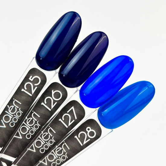 Гель-лак Valeri №127 (синий, эмаль), 6 мл2