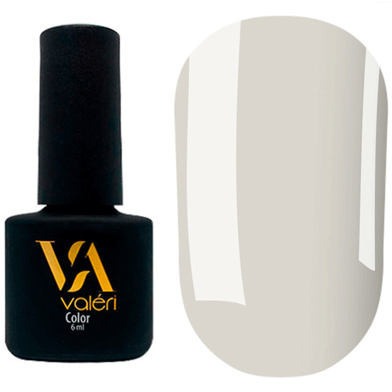 Гель-лак Valeri №143 (светлый серый, эмаль), 6 мл