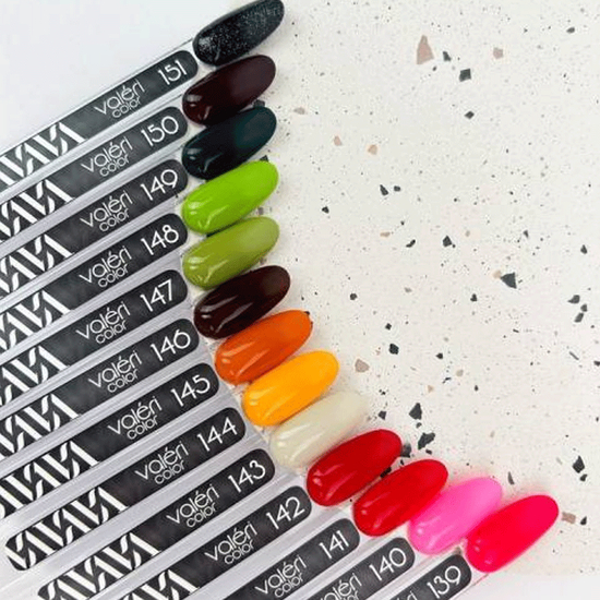 Гель-лак Valeri №147 (серо-оливковый, эмаль), 6 мл2