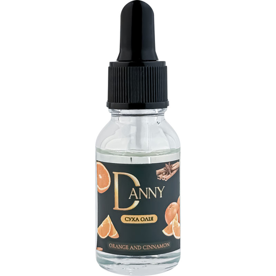 Сухое масло DANNY апельсин с корицей 15 мл, Аромат: Апельсин с корицей