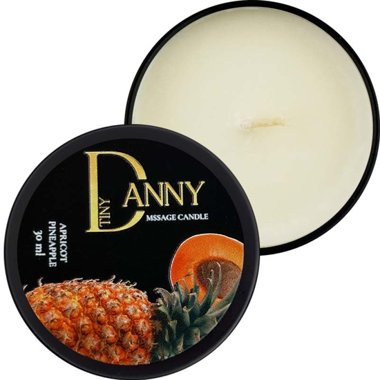 Умная массажная крем-свеча для рук и ног Danny Ананас-абрикос, 30 мл, Аромат: Ананас-абрикос