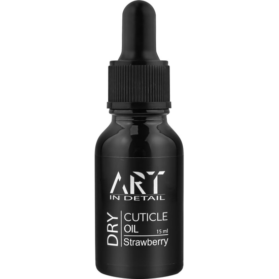 Суха олія для кутикули ART Dry Oil Strawberry, 15 мл, Об`єм: 15 мл, Аромат: Strawberry