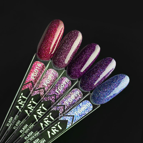 Гель-лак светоотражающий ART Flash Gel Polish №FG020, 6 мл, Цвет: FG0204