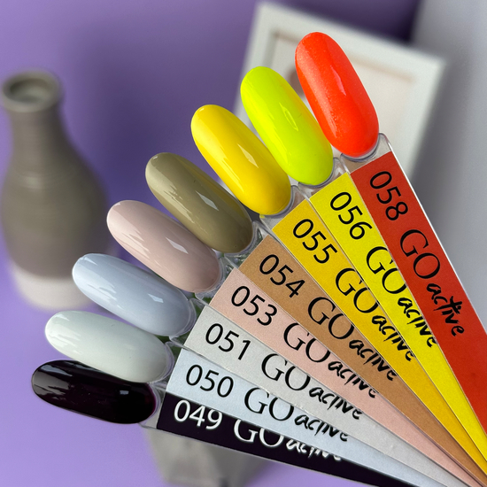 Лак для нігтів Nail Polish GO ACTIVE 001 (чорний, емаль), 10 мл, Колір: 0015