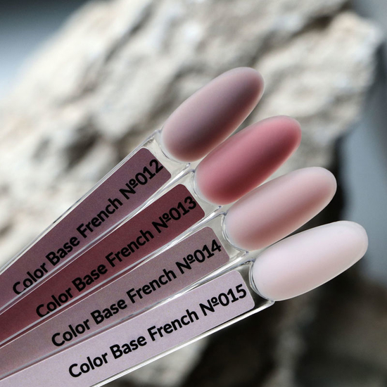База Komilfo Color Base French 015 (сливочно-розовый), 30 мл (банка) (без кисточки), Объем: 30 мл (банка), Цвет: 0154