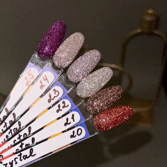 Светоотражающий гель-лак Danny FLASH CRYSTAL №21, 10 мл, Цвет: 212