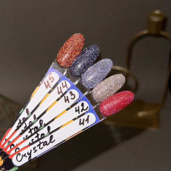 Светоотражающий гель-лак Danny FLASH CRYSTAL №41, 10 мл, Цвет: 412