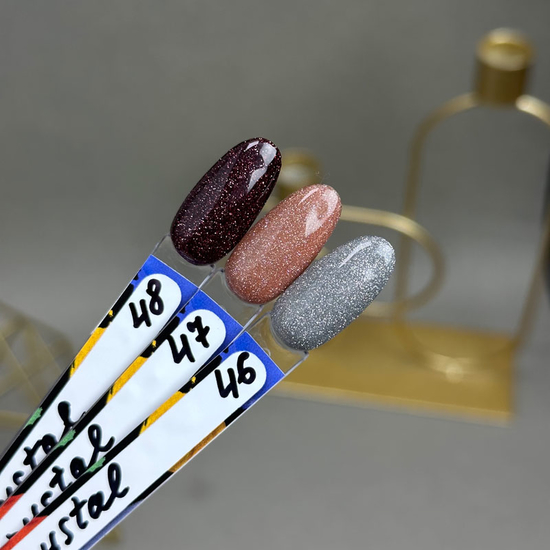 Светоотражающий гель-лак Danny FLASH CRYSTAL №46, 10 мл, Цвет: 462