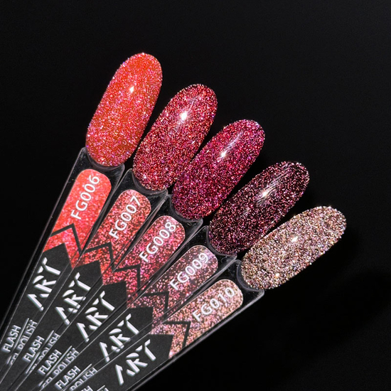 Гель-лак светоотражающий ART Flash Gel Polish №FG009, 6 мл, Цвет: FG0095