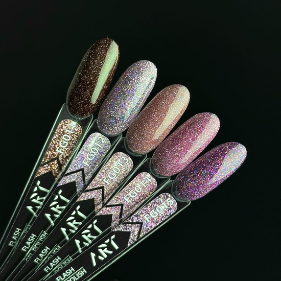 Гель-лак светоотражающий ART Flash Gel Polish №FG014, 6 мл, Цвет: FG0144