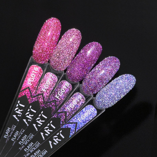 Гель-лак светоотражающий ART Flash Gel Polish №FG020, 6 мл, Цвет: FG0205