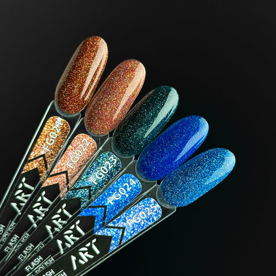 Гель-лак светоотражающий ART Flash Gel Polish №FG024, 6 мл, Цвет: FG0244