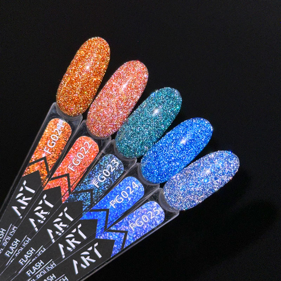 Гель-лак светоотражающий ART Flash Gel Polish №FG025, 6 мл, Цвет: FG0255