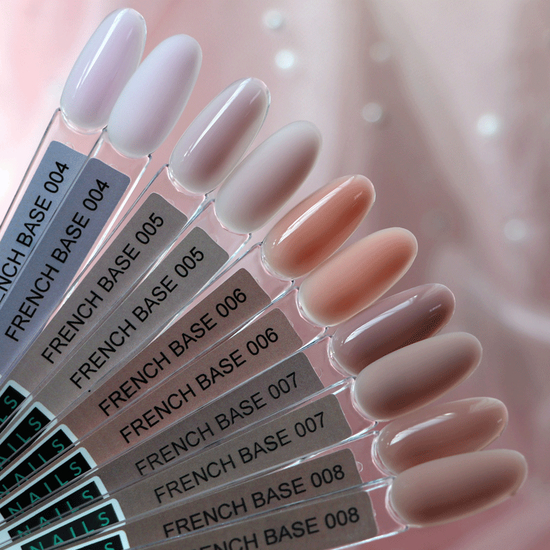 Kira Nails French Base 004 (фіолетовий), 15 мл, Об`єм: 15 мл, Колір: 0044