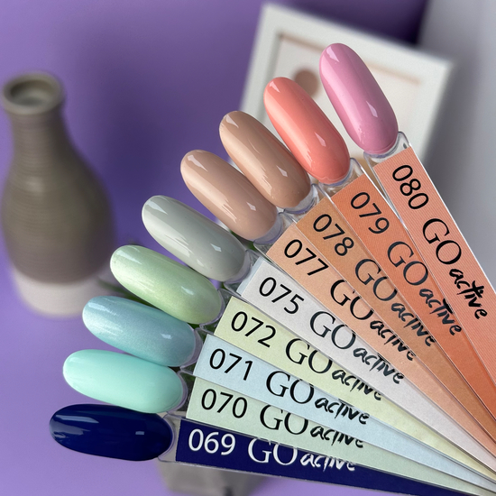 Лак для ногтей Nail Polish GO ACTIVE 013 (цветочно-розовый), 10 мл, Цвет: 0137