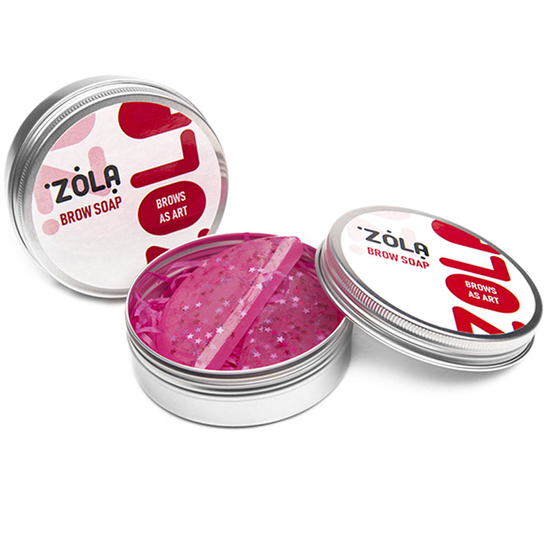 Мило для фіксації волосків брів ZOLA BROW SOAP (міні-версія) 25 г, Об`єм: 25 г