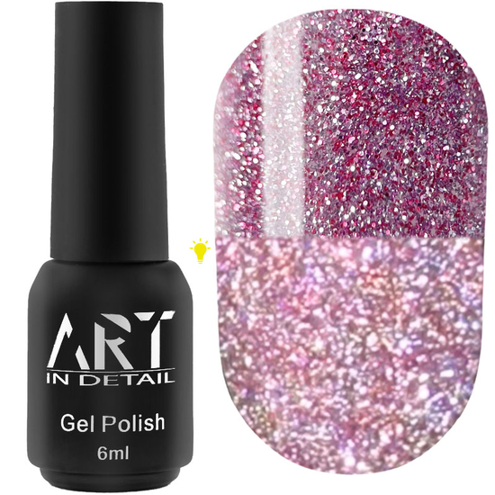Гель-лак світловідбивний ART Flash Gel Polish №FG014, 6 мл, Колір: FG014
