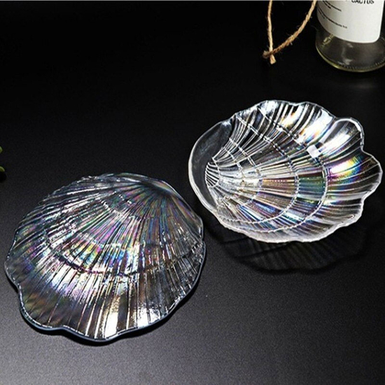 Стекляная подставка "Ракушка" для клея, для смешивания красок5