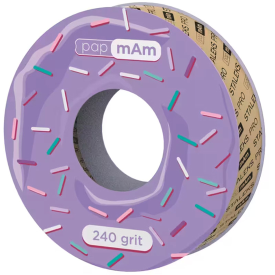 Запасной блок файл-ленты белый для катушки 240 грит STALEKS PRO EXPERT ATS-240w, Абразивность: 240 грит