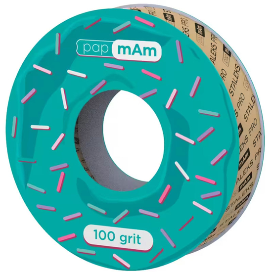 Запасной блок файл-ленты белый papmAm для катушки 100 грит STALEKS PRO EXPERT ATSC-100w, Абразивность: 100 грит