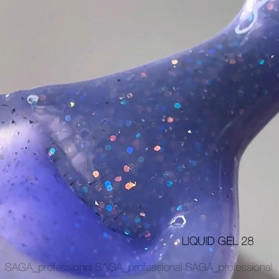 Жидкий гель SAGA Liquid Gel №28, 15 мл, Объем: 15 мл, Цвет: 28
2