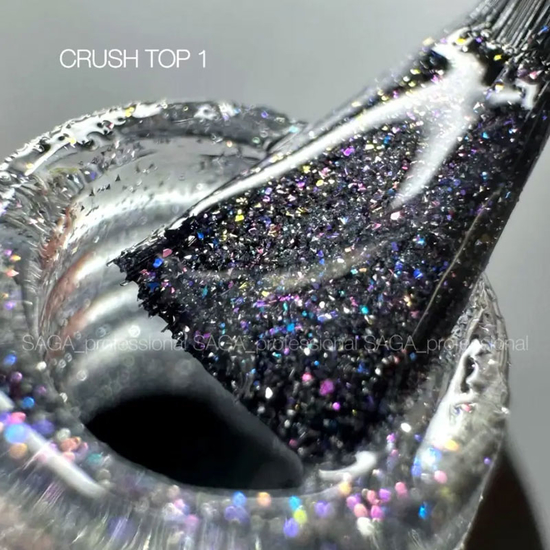 Топ для гель-лака без липкого слоя SAGA Crush Top №01 (голографический, светоотражающий), 9 мл, Цвет: 01
2