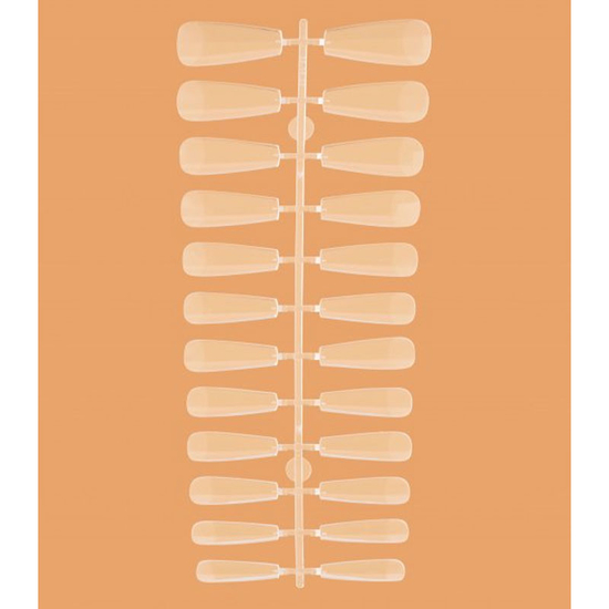 Гелевые типсы для наращивания ногтей Kodi Professional MEDIUM BALLERINA, 240 шт, Размер: Medium Ballerina2