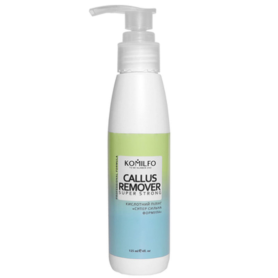 Komilfo Callus Remover «Super Strong Formula» - кислотный пилинг для педикюра, 125 мл, Объем: 125 мл