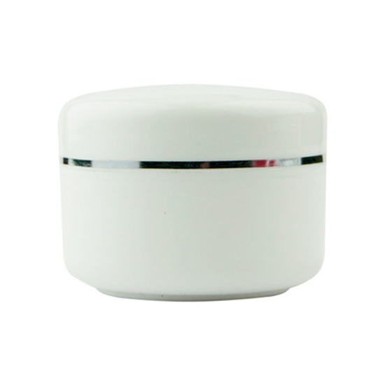 Баночка белая с крышкой, 30 мл, Объем: 30 мл