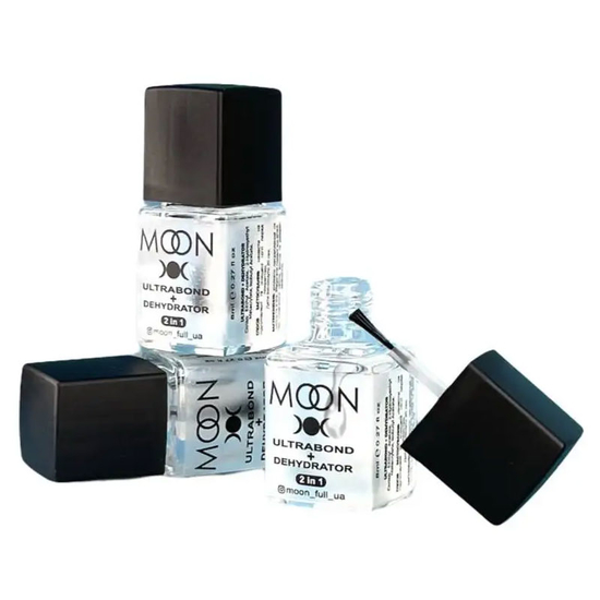 Ультрабонд для ногтей MOON FULL Ultrabond+Dehydrator, 8 мл2