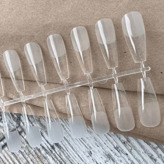 Гелеві тіпси для нарощування Molekula балерина, 240 шт, Розмір: Балерина2