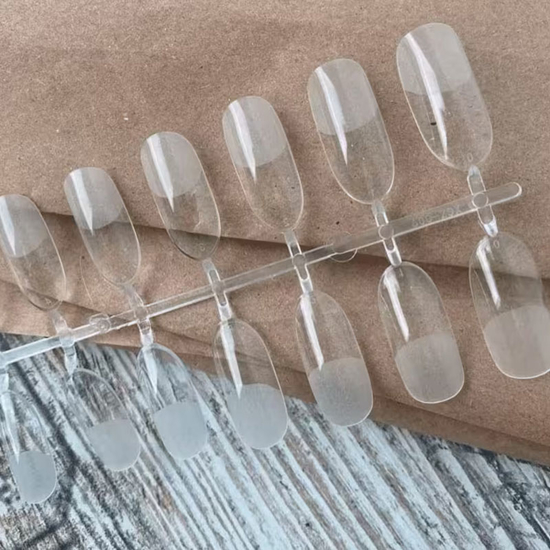 Гелевые типсы для наращивания Molekula овал, 240 шт, Размер: Овал2