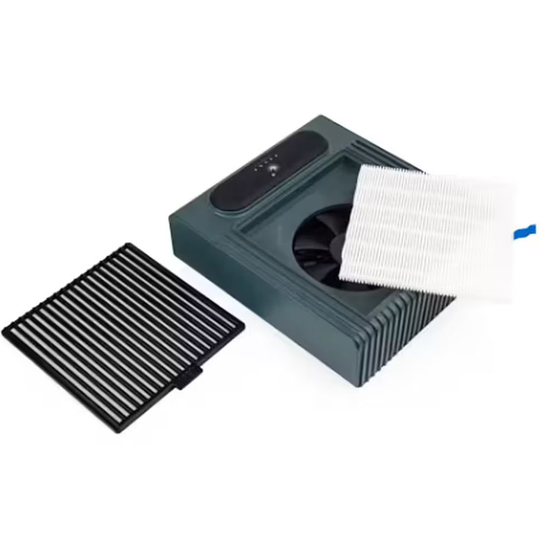 Вытяжка для маникюра с НЕРА фильтром BUCOS CYCLONE V1 на 100W Зеленая, Цвет: Зеленая3