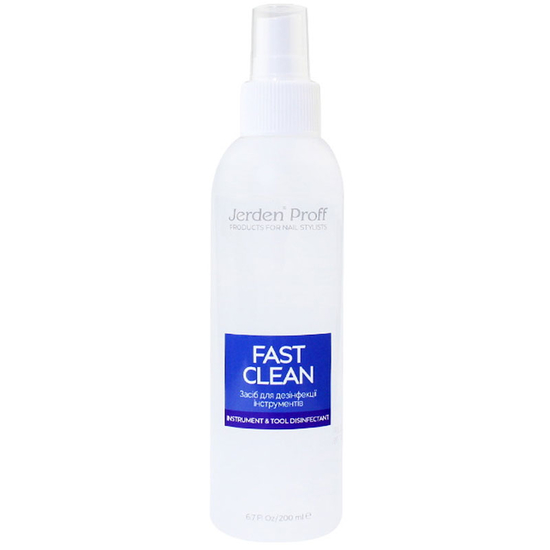 Дезинфектор для инструментов Fastclean Jerden PROFF 200 мл, Объем: 200 мл