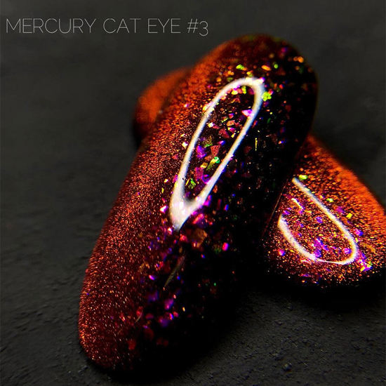Гель-лак CROOZ Cat Eye Mercury 03 розово-терракотовый с поталью, 8 мл, Цвет: 03
2
