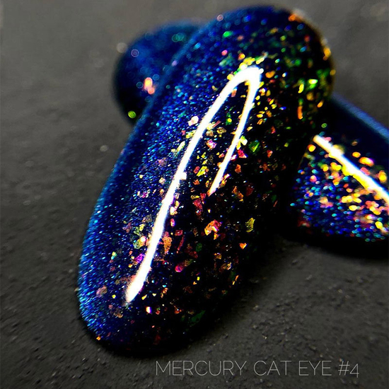 Гель-лак CROOZ Cat Eye Mercury 04 синий с поталью, 8 мл, Цвет: 04
2