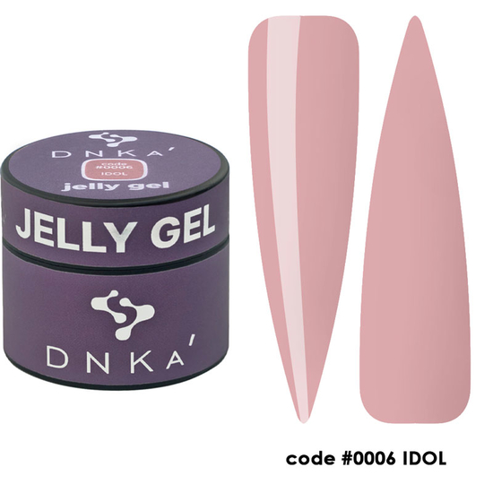 DNKa Гель-желе для ногтей Gelly Gel 0006 Idol, 15 мл, Объем: 15 мл, Цвет: 0006