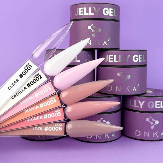 DNKa Гель-желе для ногтей Gelly Gel 0006 Idol, 15 мл, Объем: 15 мл, Цвет: 00062